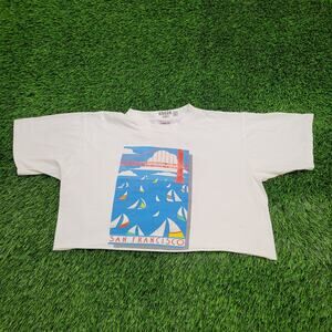 Vintage San-Francisco Golden-Gate Shirt Womens XL 20x15